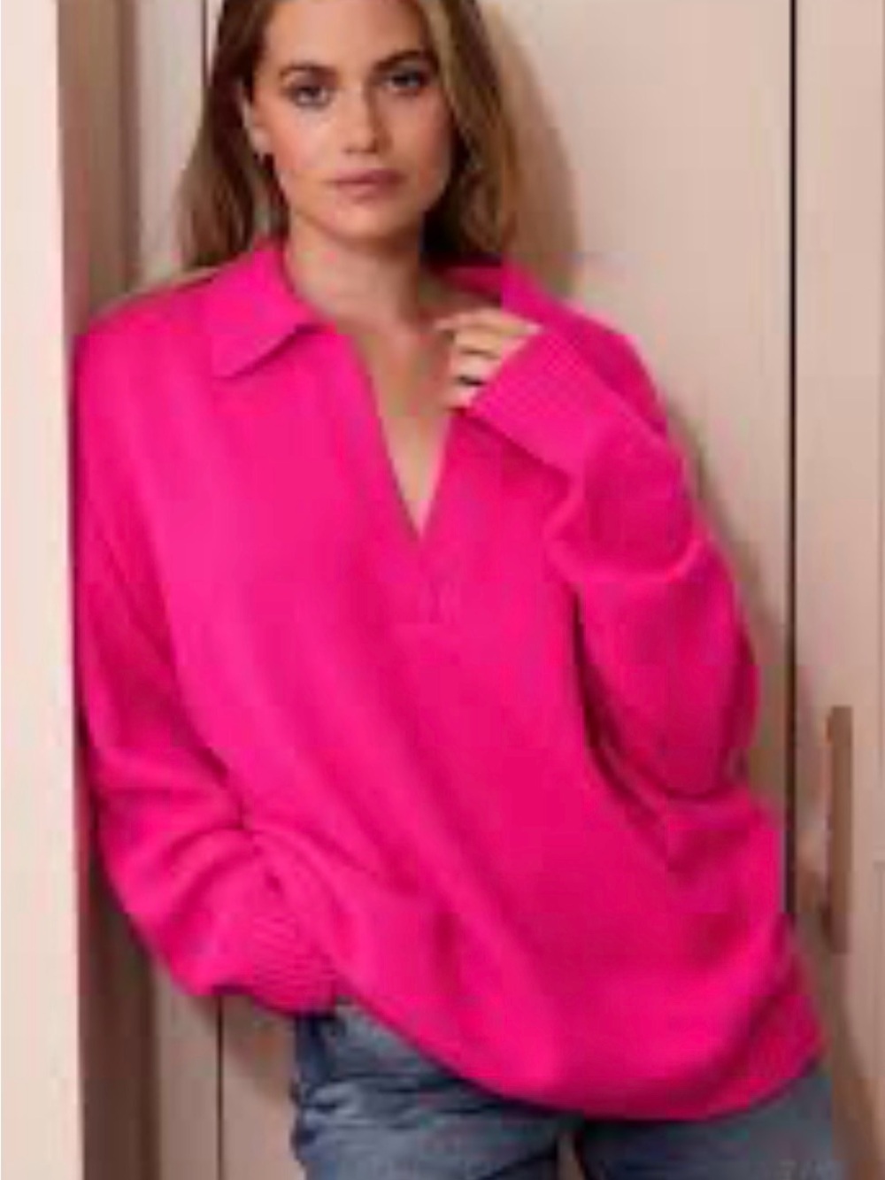 Elan Sweater Sonic Pink